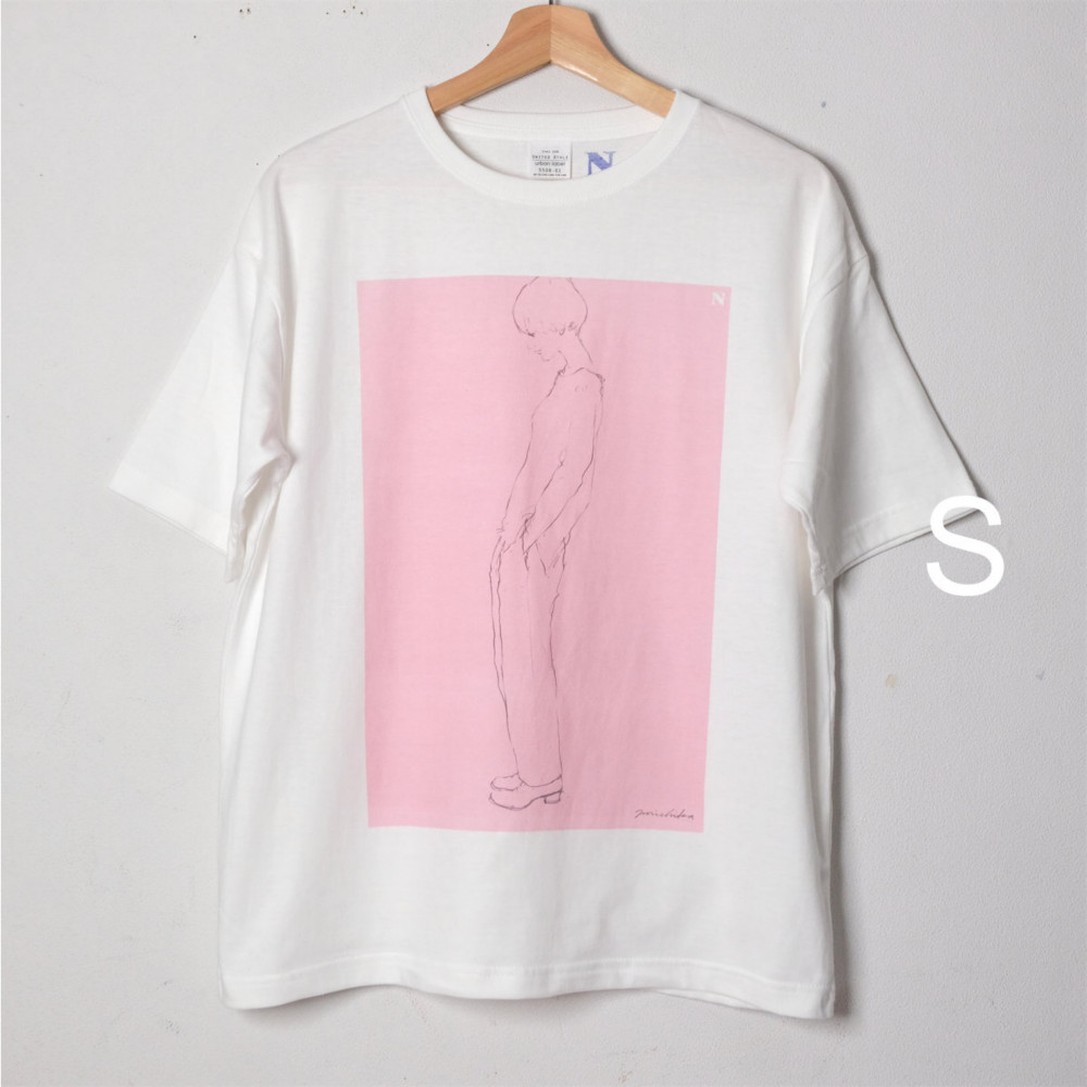 デッサン pink ビッグシルエット_inkjet