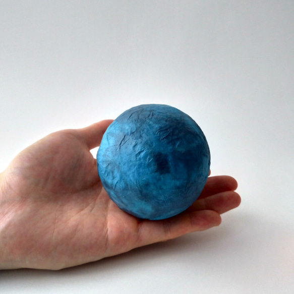 星空のランプ「てのひらプラネタリウム」藍(淡い星空) 5枚目の画像