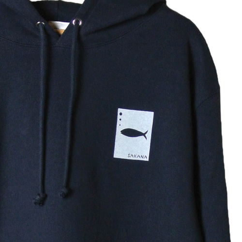 魚群パーカー navy apparel XL 限定】ネイビーアパレル 魚群パーカー 2024年冬モデル