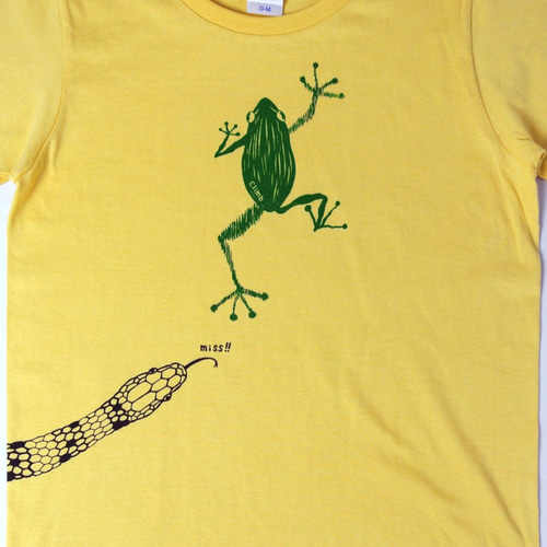 【新品】BECK カエルイラスト Tシャツ Lサイズ 新品】BECK カエルイラスト Tシャツ Lサイズ 新品】BECK カエル