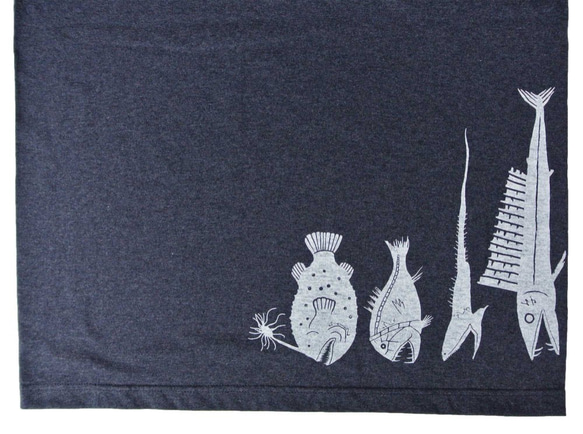 概、深海魚Tシャツ　メンズ 4枚目の画像