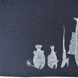 概、深海魚Tシャツ　レディース 5枚目の画像