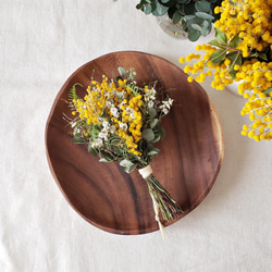 ユーカリとパールアカシアのグリーンリース ドライフラワー ドライ