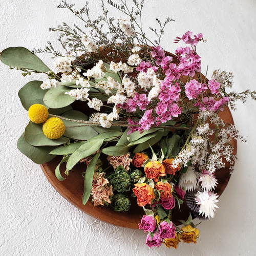 使い道色々！ドライフラワー セット☆花材・自分好みのガーランド