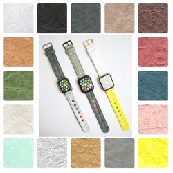 【カスタムオーダー】全2816組み合 Apple Watch ベルト 腕時計ベルト　アップル 超軽量Tyvek 製の軽 1枚目の画像