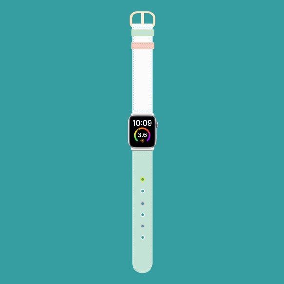 名画◇『花咲くアーモンドの木の枝』 Apple Watch ベルト 腕時計ベルト　アップル 超軽量Tyvek 製の軽 2枚目の画像