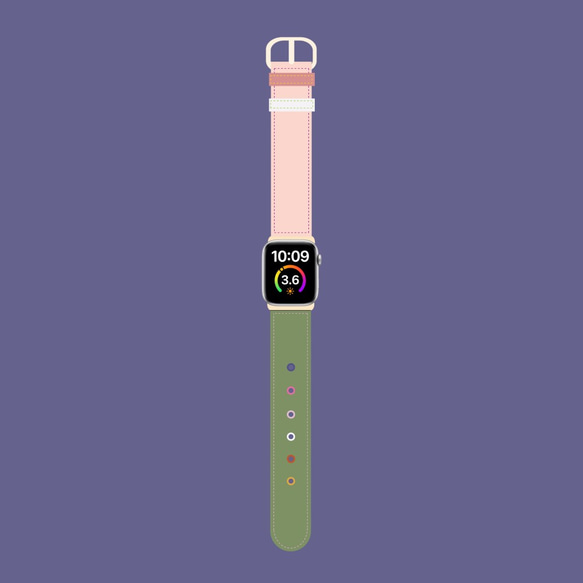 名画◇『ジャット島の日曜日の午後』 Apple Watch ベルト 腕時計ベルト　アップル 超軽量Tyvek 製の軽 2枚目の画像