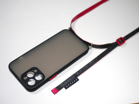ショルダーストラップ付きiPhoneケース スマホケース クロスボディケース iPhone 14 13 Pro Max 4枚目の画像