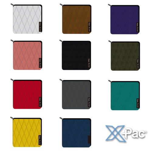 カスタムオーダー】X-Pac 製の軽くてスリム ぺったんこ財布