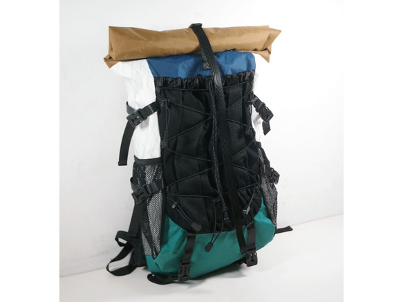 茶白青緑 X-Pac 超軽量登山バッグ 20L 30L 40L バークマウンテン55Lバックパック 宿泊登山 日帰り登 1枚目の画像