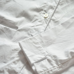 真っ白なブロードのシャツ【受注生産】 4枚目の画像