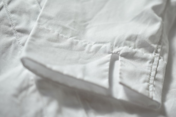 真っ白なブロードのシャツ【受注生産】 5枚目の画像