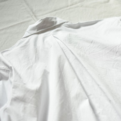 真っ白なブロードのシャツ【受注生産】 6枚目の画像