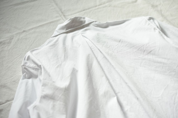 真っ白なブロードのシャツ【受注生産】 6枚目の画像