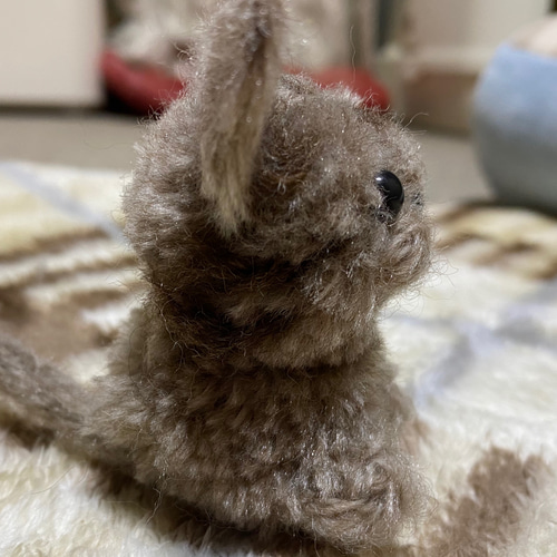 毛糸ポンポン ねこちゃん キジトラタイプ 羊毛フェルト マシュ 通販