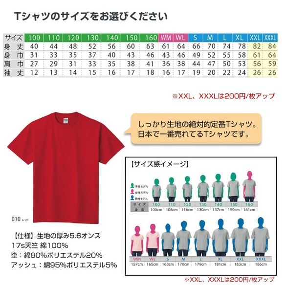 オリジナルTシャツ 制作 オーダー 綿100% Tシャツ プリント 印刷 20枚～ 4枚目の画像