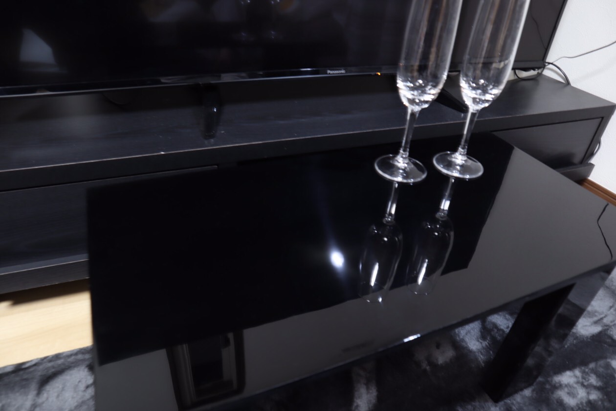 ミニテーブル・鏡面仕上げ・高級仕上げ