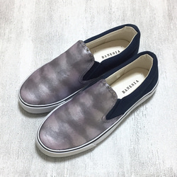 りえぽん様専用オーダーページ"metallic cloud"(metallic purple × navy) 3枚目の画像