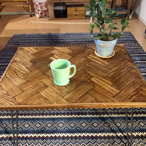 ヘリンボーンテーブル(小サイズ) ヘリンボーン 折りたたみ ヘリンボーンテーブル(小サイズ) ヘリンボーン 折りたたみ