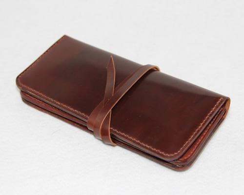 Horweenシェルコードバングリーン×栃木ワイルドサドルブラック L-zip Horweenシェルコードバングリーン×栃木ワイルドサドルブラック L