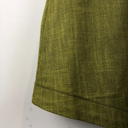 皺褶小A裙 橄欖綠 第6張的照片