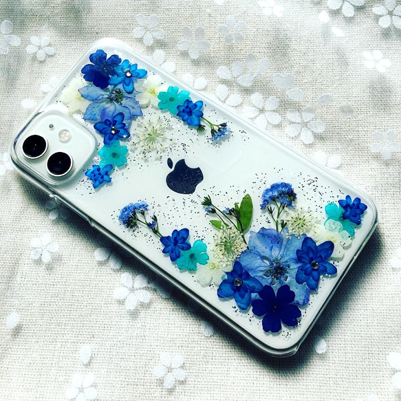 ほぼ全機種対応スマホケース❁】押し花スマホケース NO.608 ほぼ全機種対応スマホケース❁】押し花スマホケース NO.608