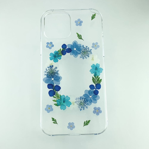 ほぼ全機種対応スマホケース❁】押し花スマホケース NO.503 押し花