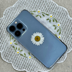 【ほぼ全機種対応スマホケース❁】押し花スマホケース NO.508 押し花＆レジン iPhone/Xperia他 1枚目の画像