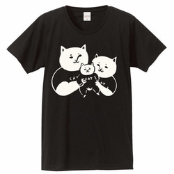 全家福T恤 / 小寶寶篇 （黑）貓咪像館 第2張的照片