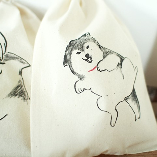 柴犬 巾着袋 3点セット 巾着袋 せいこせんせい 通販 7312905｜Creema