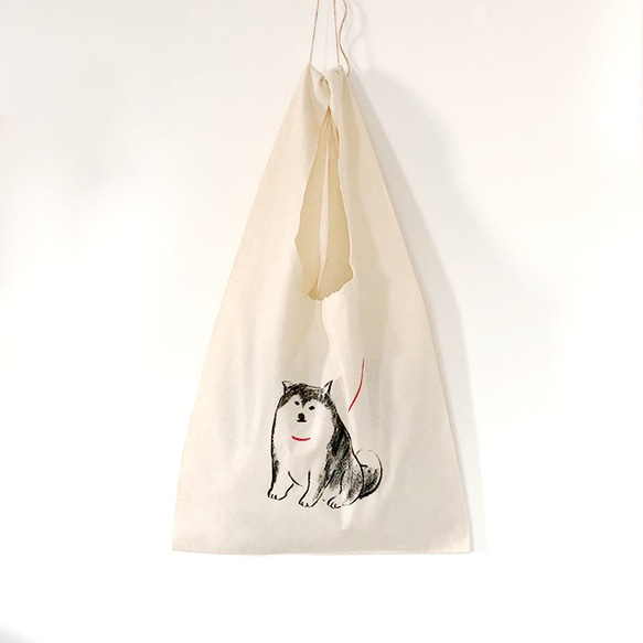 大容量！ Shiba Inu Marche Bag環保袋L尺寸 第2張的照片