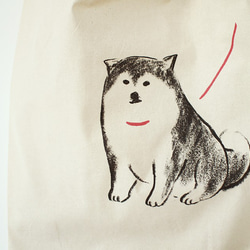 大容量！ Shiba Inu Marche Bag環保袋L尺寸 第3張的照片