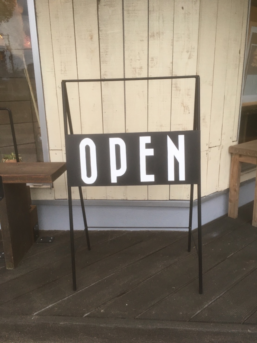 折りたたみ式アイアン看板（文字入れ対応）