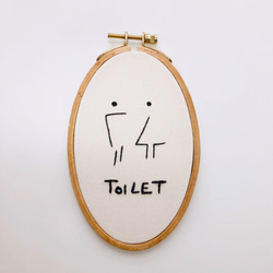 TOILET サインボード <small size> 2枚目の画像