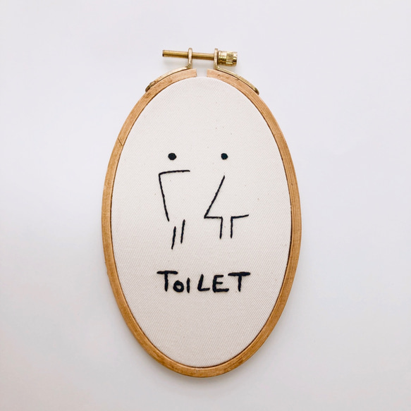 TOILET サインボード <small size> 2枚目の画像