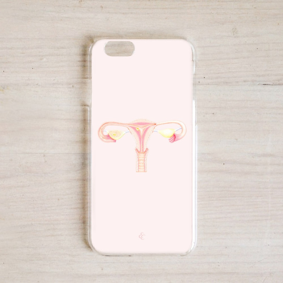 子宮卵巢器官手機殼 婦產科醫師 iPhone/Samsung/HTC/Sony/ASUS/OPPO/LG 第1張的照片