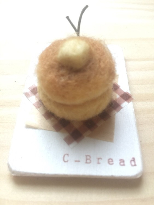 C_Bread  羊毛パン②　パンケーキ 2枚目の画像