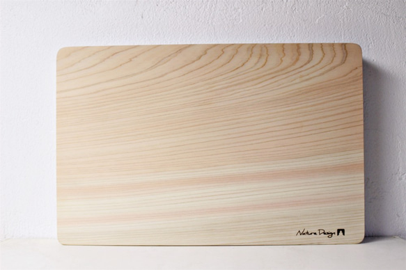 【長く使える・木曽檜のまな板】中／Khn-m　きそひのき・一枚板　 8枚目の画像