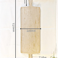 【カッティングボード 大】メープル／一点もの 2枚目の画像
