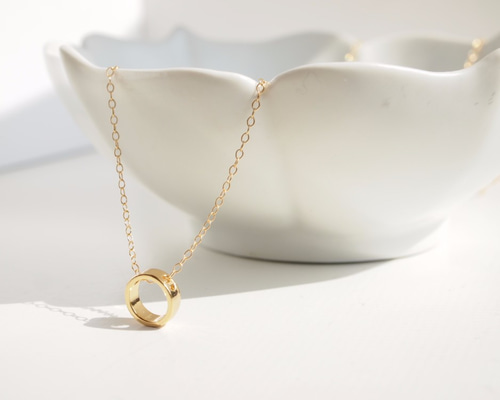 Necklace round【14kgfネックレス変更可】 ネックレス