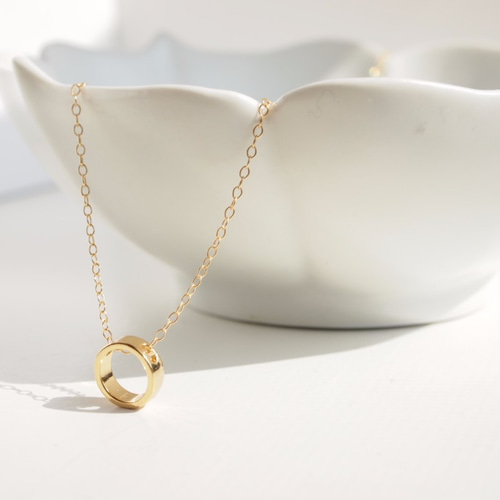 Necklace round【14kgfネックレス変更可】 ネックレス