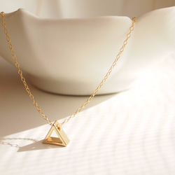 Necklace triangle　【14kgfネックレス変更可】 3枚目の画像