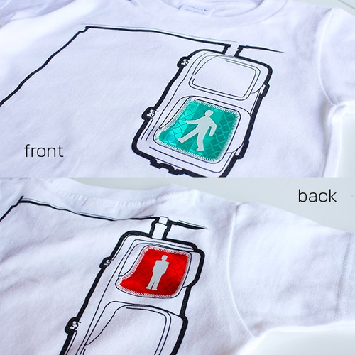 KIDS green & red light Tシャツ 