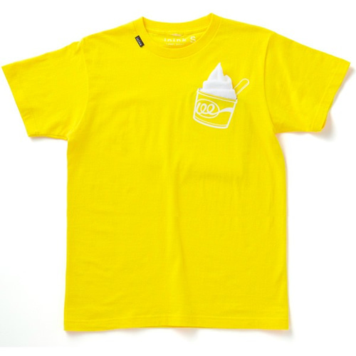 アイスクリーム グラフィックロゴプリントTシャツ イエロー 0_7c556687893f67f886e5e6e230c4