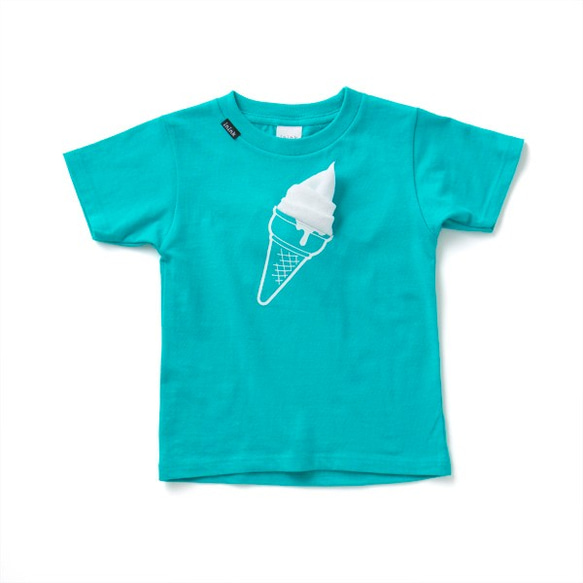 KIDS icecream（薄荷）"做自己的冰淇淋T恤" [附手帕] 第6張的照片