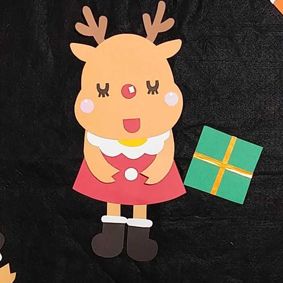 クリスマス壁面飾り(サンタさん)♪ 5枚目の画像