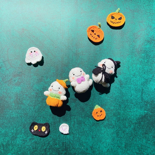 くみっきーさん専用　ハロウィン　ドールチャーム　ハンドメイド　オバケ　魔法の杖 くみっきーさん専用 ハロウィン ドールチャーム ハンドメイド