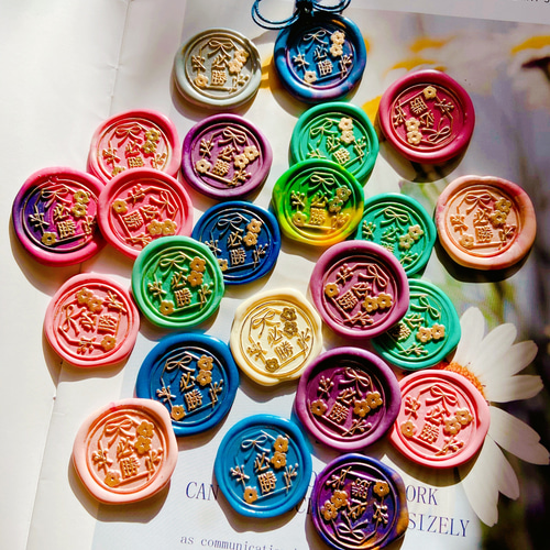 必勝御守り」「合格祈り」封蝋/シーリングスタンプ 手紙/招待状/年賀状