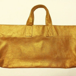 ■Painted-Tote GD■ (ペンキ塗った横長トートバック） 5枚目の画像