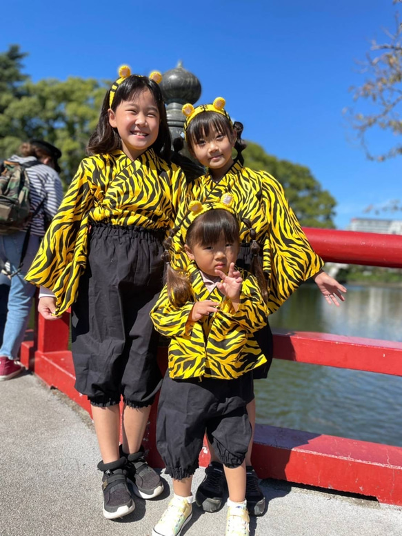 トラのヘアバンド親子セット 3枚目の画像